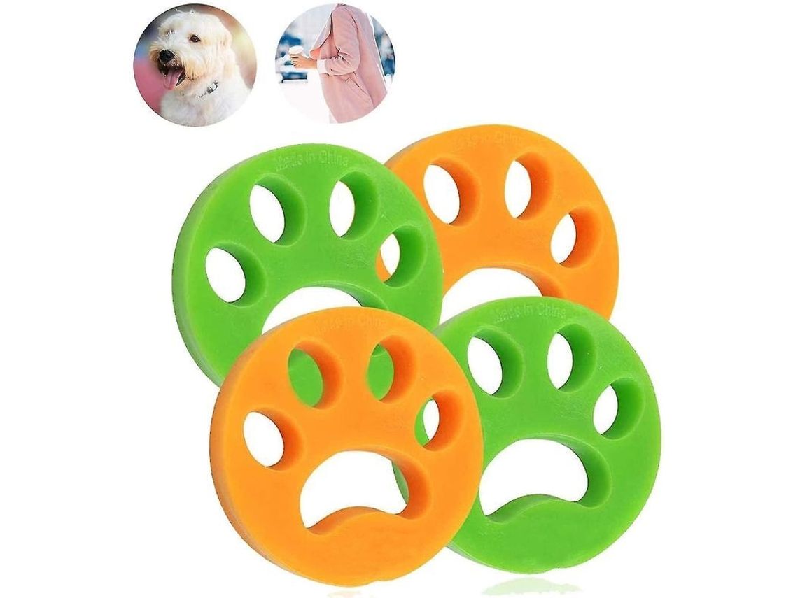 Paquete De 4 Quitapelos Para Mascotas Para Lavadora Y Secadora: Elimina El Pelo Y La Suciedad De La Ropa.