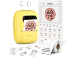 Conjunto Impressora Portátil P50, Adaptável Ios Android, Ideal Prenda Casa. STELASPLEN