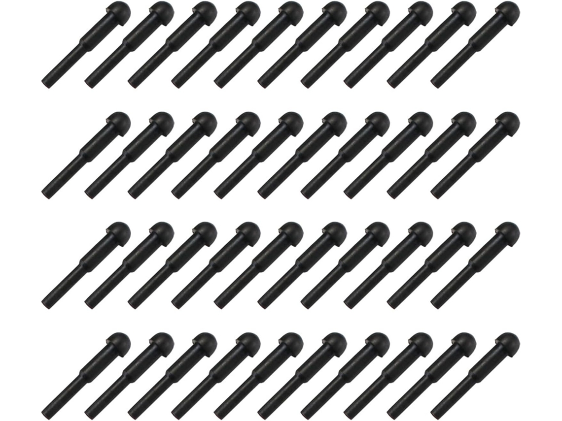 Lot De 100 Silencieux En Caoutchouc Noir Para Ciseaux De Coiffure Y Tondeuse Accesorios Anti, B...