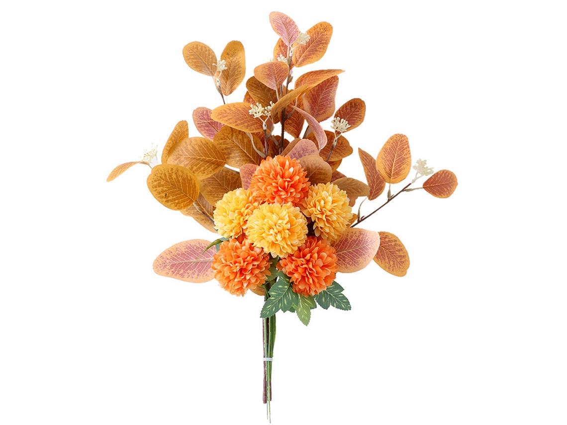 Flores artificiales de crisantemo, flores decorativas para mesas de centro KOFIHETY