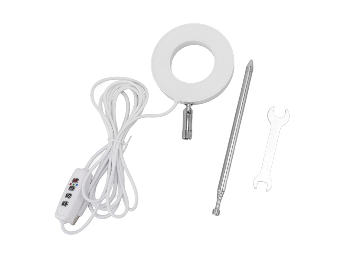 Anillo De Luz Led Angel, Espectro Completo, Alimentado Por Usb Para El Crecimiento De Plantas De Interior.