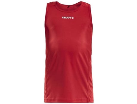 Camiseta de Hombre para Fútbol CRAFT Rush Rojo (6/8 Años)