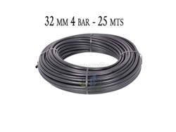 Tuberia Polietileno Agricola 32 Mm 4 Bar 25M Negro SUINGA