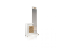Mueble de recibidor Prisma Cambria - Blanco 85 x 75 x 27,9 cm