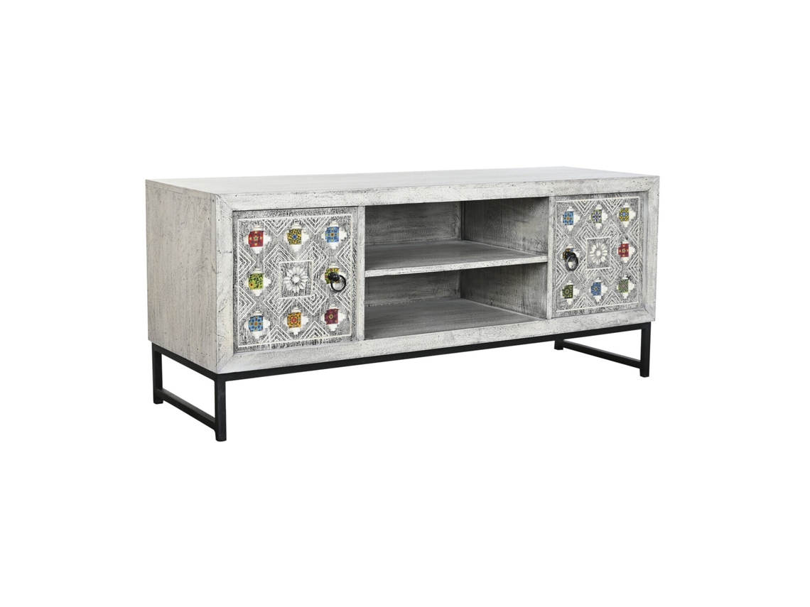 Mueble Tv Mango Ceramica Beige 130x40x56cm