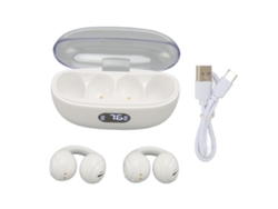 Auriculares Bluetooth 5.3 Con Clip Para Conducción Ósea, Resistentes Al Agua Ipx4, Diseño Abierto Para Deportes Y Viajes.