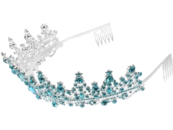 Coroa Elegante Com Strass Para Mulheres, Tiara Decorativa Para Aniversários E Acessórios De Festa.