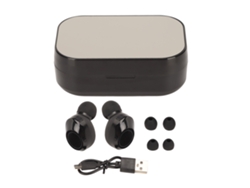 Auriculares Inalámbricos Bluetooth Con Reducción De Ruido, Pantalla Digital, Control Táctil Y Estuche De Carga