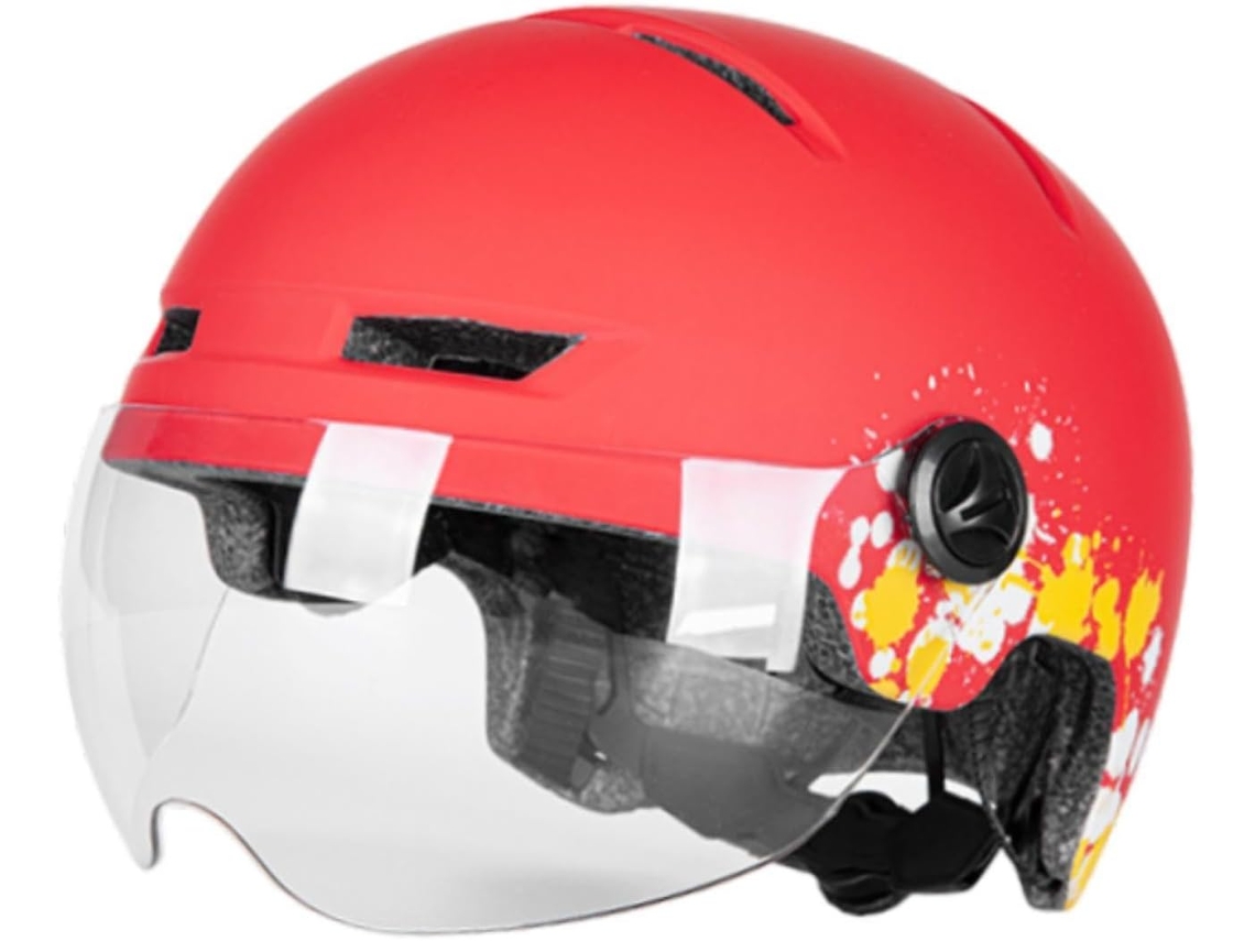 Casco Para Bicicleta Eléctrica Harilla, Equipo De Protección Con Luz Visera, Contra Impactos Adultos, Hombres
