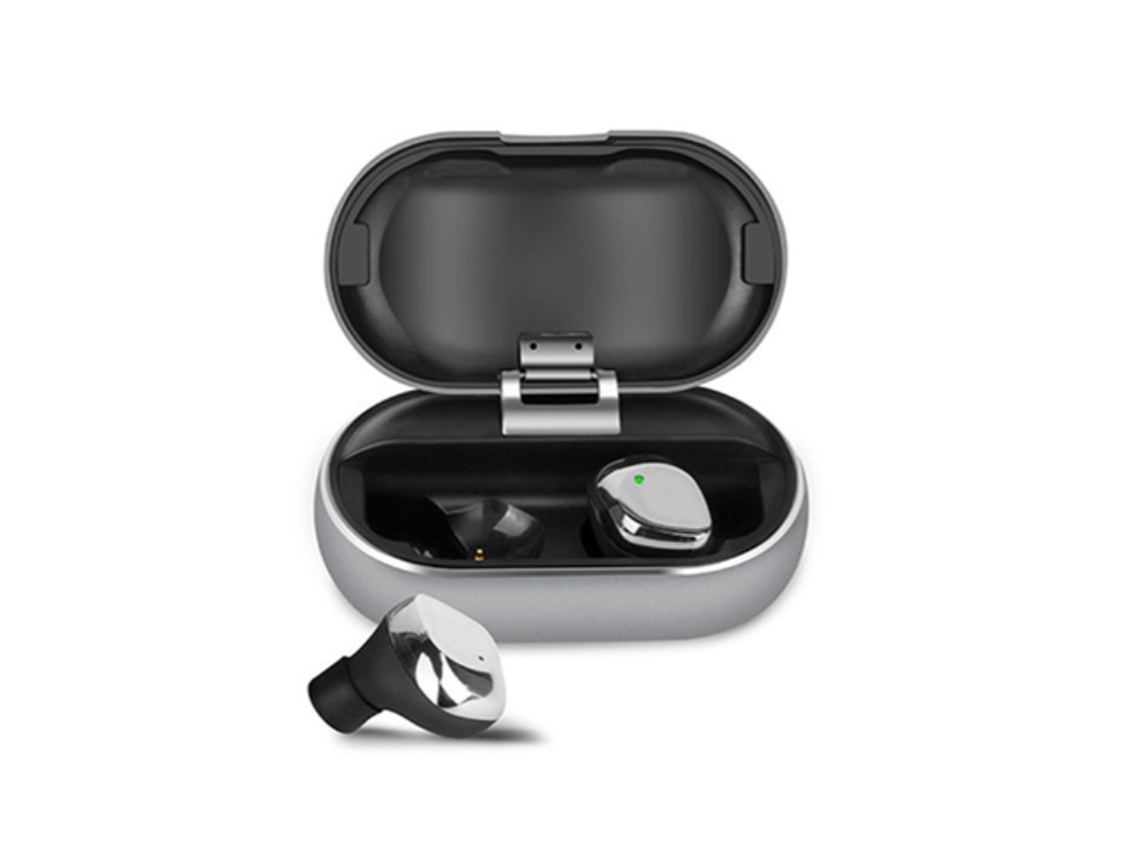 Micrófono Touch Tws Estéreo Yizhood Bluetooth Gris