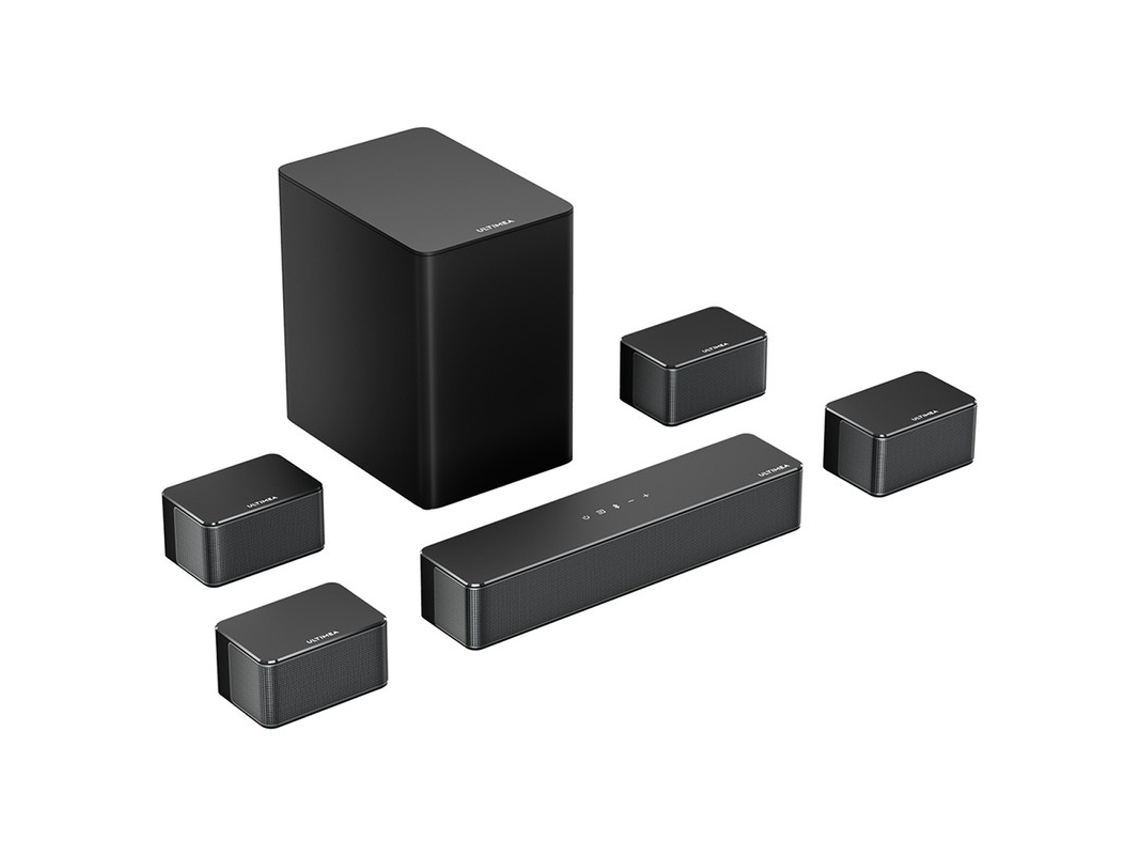 Barra de sonido ULTIMEA Poseidon D70 7.1 canales Kit de altavoces subwoofer Ecualizador de 10 bandas Tecnología BassMX