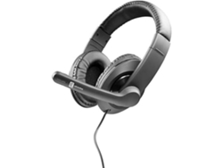 Headbjoink Auriculares con Cable Negro Trabajo Inteligente y Aprendizaje Remoto CELLULARLINE