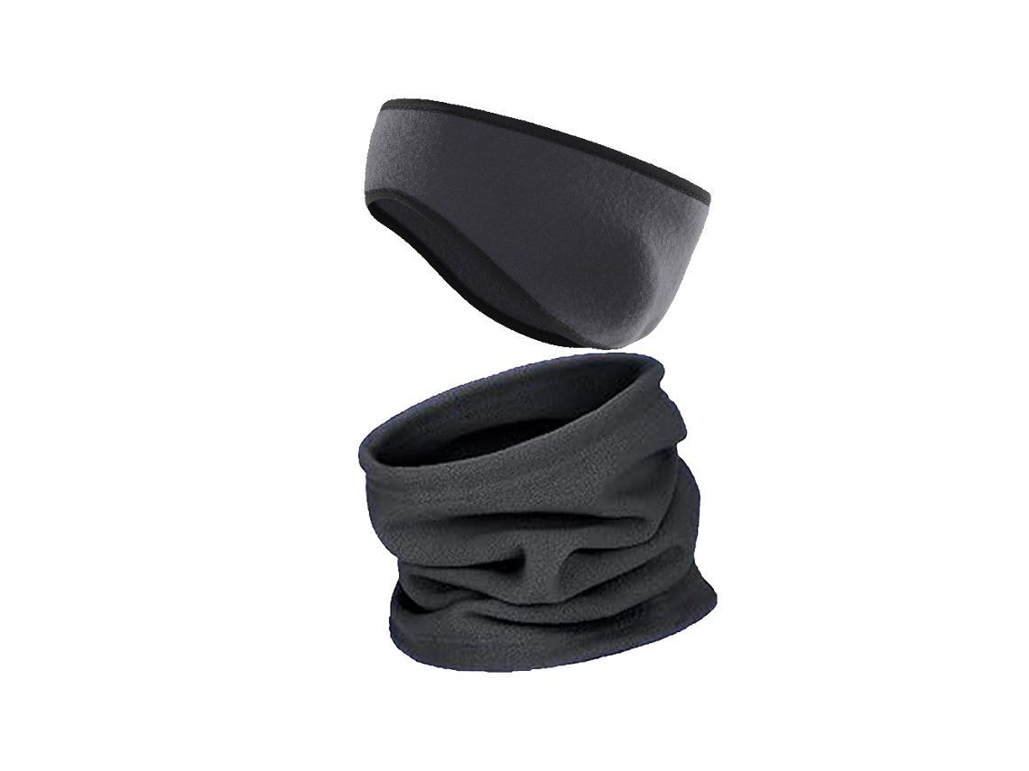 Orejeras Acolchadas De Invierno Y Babero De Forro Polar Para Esquiar, Montar En Bicicleta Y Actividades Al Aire Libre.