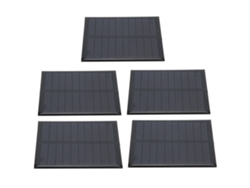 5 Mini Paneles Solares De Epoxi De 90x70 Mm, Dc5v 160ma, Módulo De Celda De Batería Pequeña