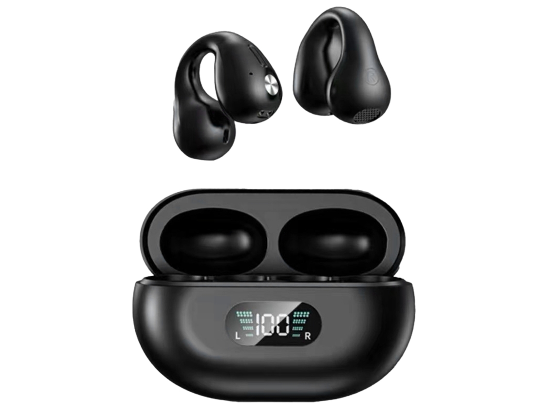 Audífonos Bluetooth De Conducción Ósea Y Conducción Aire, Modelo Nuevo De Clip Para Oreja
