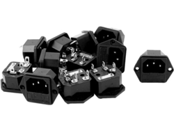 Unidades 12 Portafusibles Accesorios, Conector Entrada Macho Iec320 C14 250 V 16 A Electrónica