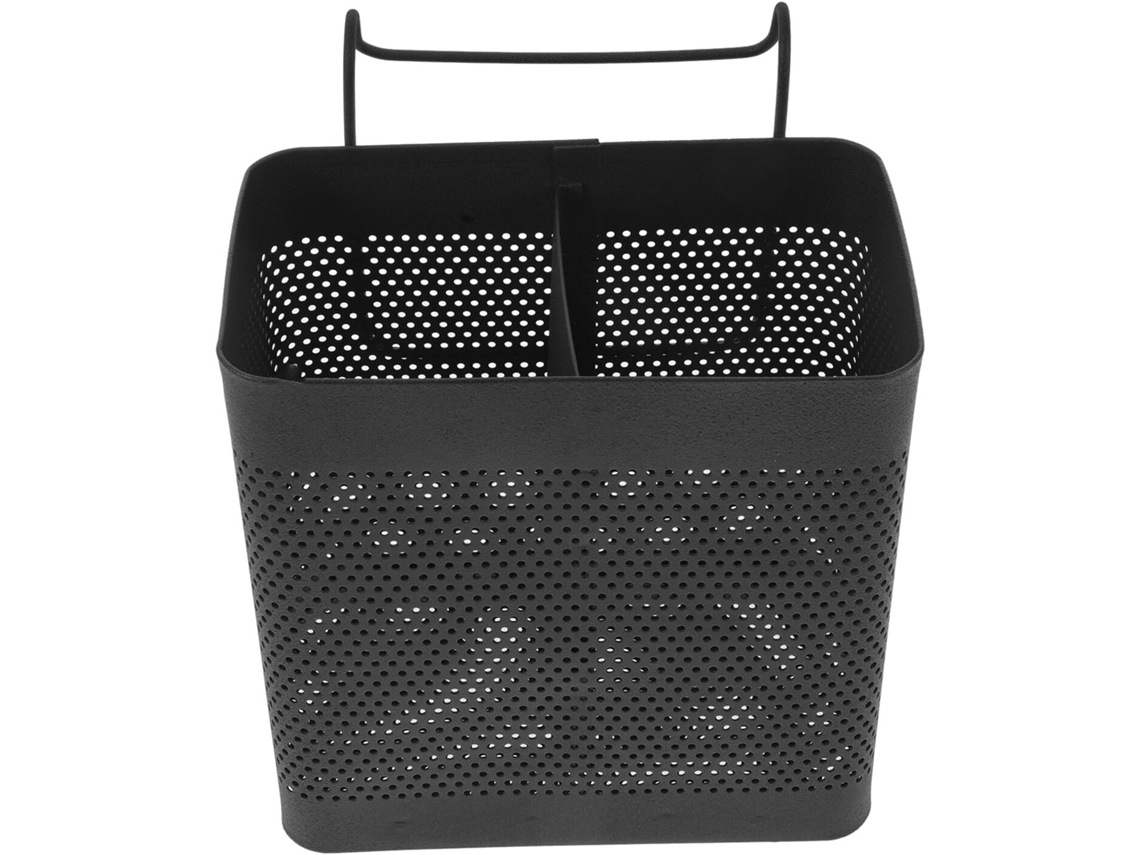 Bandeja, Soporte De Acero Resistente Para Utensilios De Cocina, Montaje En Pared, 2 Compartimentos Con Orificios Para Toallas.