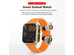 Pulsera Inteligente Y Auriculares Inalámbricos Bluetooth 2 En 1 Con Cancelación De Ruido, Enc, Monitorización De La Salud, Nfc Y Alipay.