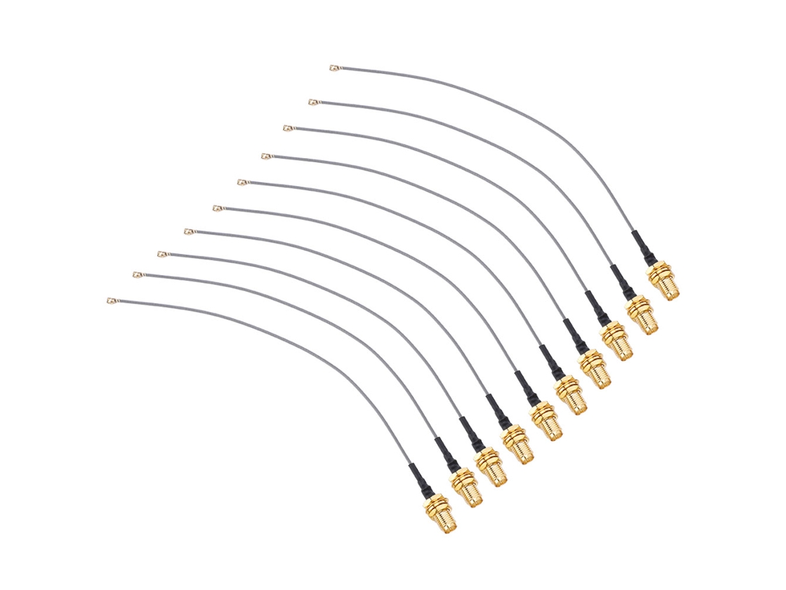 2026as-10 Piezas de cable RP-SMA-K Hilo macho para antena wifi de router inalámbrico IPX1