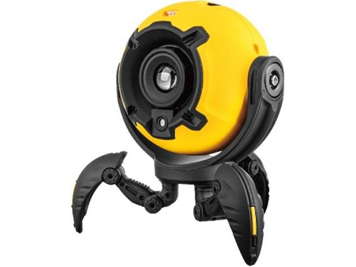 Proyector de estrellas dinámico, batería de litio integrada, rotación ajustable de 180°, carga rápida tipo C (amarillo)