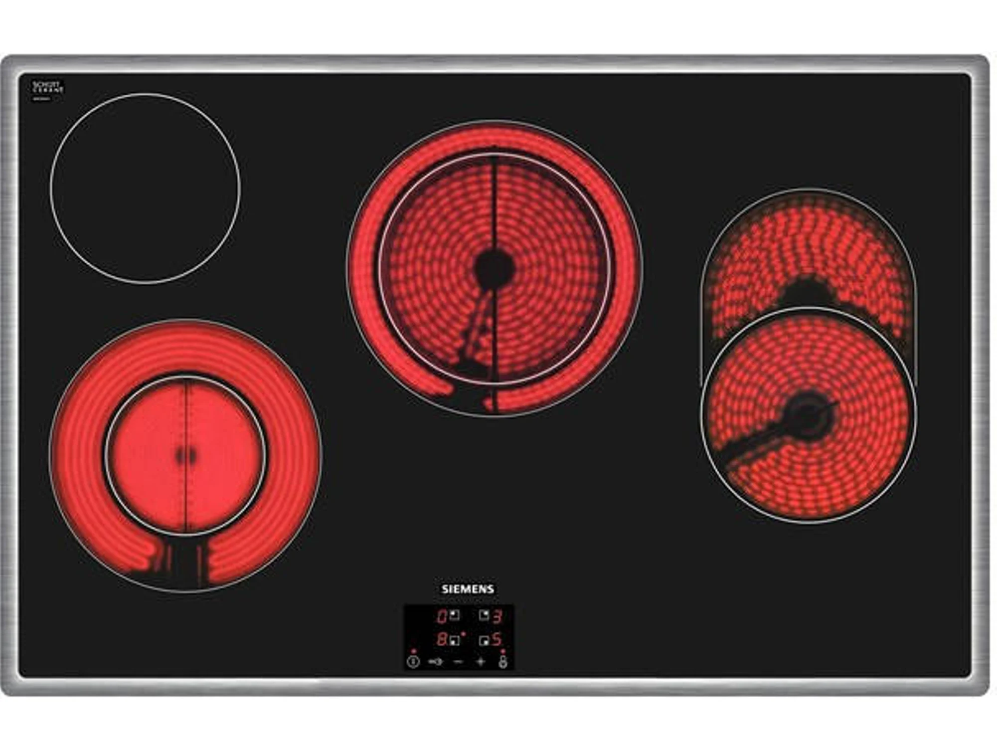 Placa de Vitrocerámica SIEMENS ET845HH17 (Eléctrica - 79.5 cm - Negro)