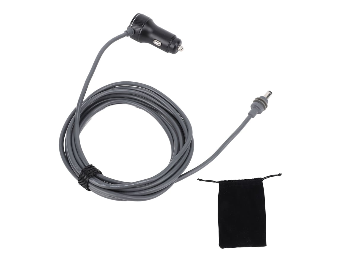 Cable de alimentación de CC para coche, 18 AWG, 3 m, QC22,5 W, PD36 W, IP68, resistente al agua, adaptador de CC para coche, cargador, cable de alimentación