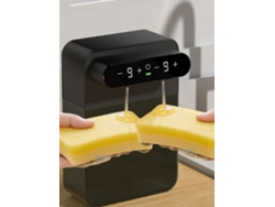 Dispensador de jabón automático de doble cabezal 400 ml + 400 ml recargable por USB MDUG (líquido izquierdo y derecho)