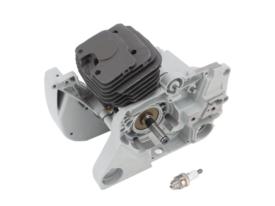 Cárter de motosierra de alta dureza semiacabado, compatible con MS038