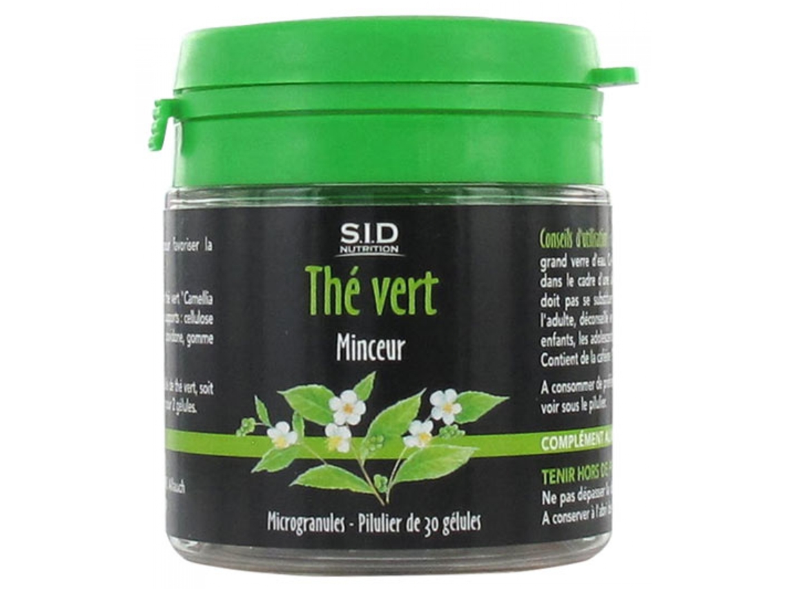 S.I.D NUTRITION Adelgazante Té Verde 30 Cápsulas