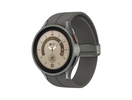 Smartwatch SAMSUNG Galaxy 5 Pro 3,56 cm 1.4 Super Amoled 45 mm Titanio Satélite GPS