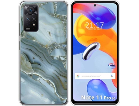 Carcasa Xiaomi Redmi Note 11 Pro TUMUNDOSMARTPHONE Dibujos Mármol 09 Multicolor