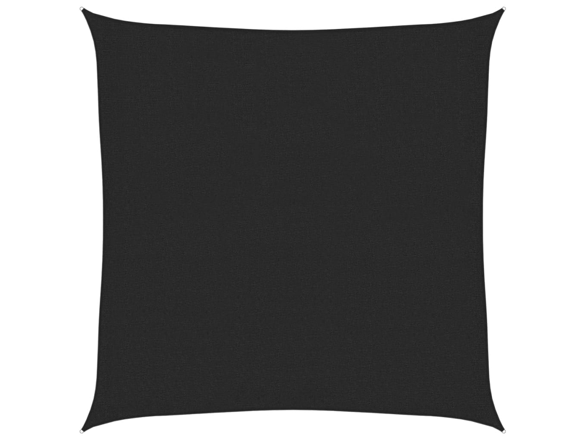 Maison Exclusive - Toldo De Vela Hdpe Negro 160 G/m² 2x2 M