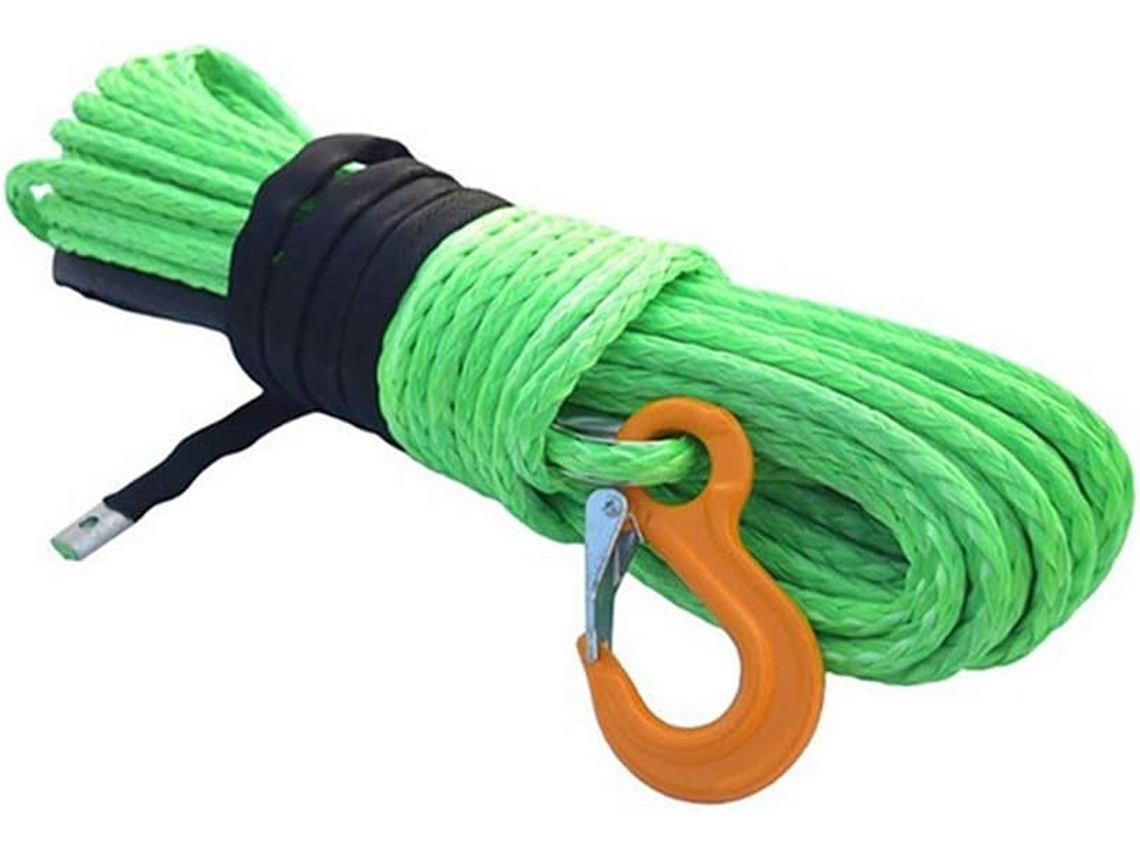 Cuerda Sintética Naranja De 10 Mm X 30 M Para Cabrestante, 3/8 X 100, Para Uso Todoterreno Y Atv.