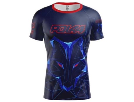 Camiseta de Hombre para Motociclismo OTSO Pol Azul (L)