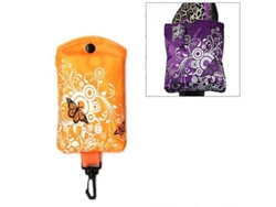 Bolso de compras plegable con estampado de mariposas y flores, bolso de hombro de tela Oxford, bolso de mano reutilizable GOKOCO