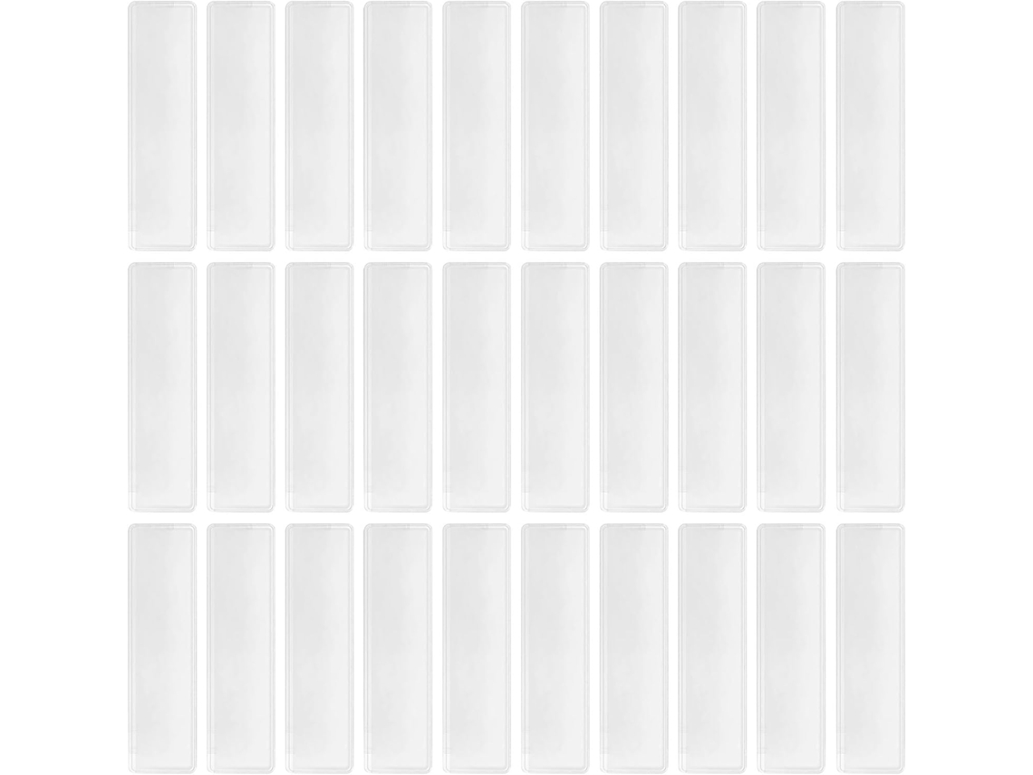 120 Fundas Adhesivas Transparentes Para Fichas, Portatarjetas De Plástico