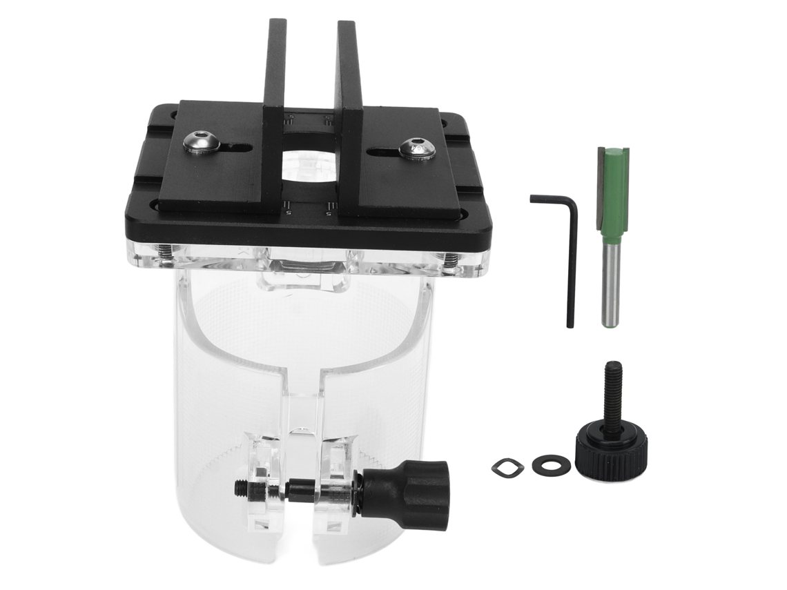 Soporte De Ranura 2 En 1 Para Conector De Fresadora De Carpintería, Herramienta Ajustable