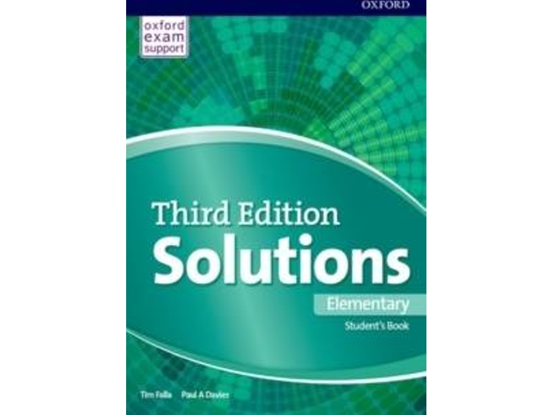 Libro Solutions Elementary Student de Tim Falla (Inglés)