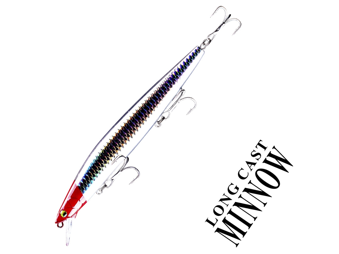 Señuelo De Pesca 15cm 27g Bait Duro Con Anzuelo Triple Ojos 3d Realistas Para Agua Salada