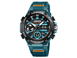 Reloj De Pulsera Electrónico Luminoso E Impermeable (azul Lago), Reloj Multifuncional Para Estudiantes, Caja Octogonal.