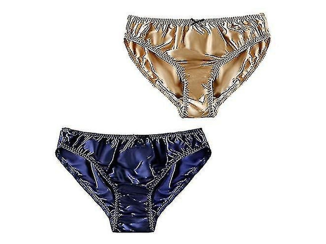 2026-braguitas De Seda De Morera Para Mujer Bikini Sexy Calzoncillos De Seda Satinado Ropa Interior 2 Piezas
