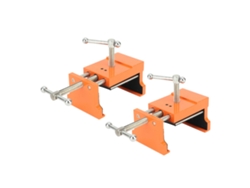 Prensa para armarios Primerox con guía de perforación, 2 piezas de fijación de aluminio y montaje rápido.