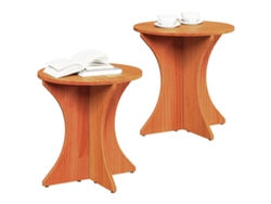 Maison Exclusive - Mesa De Café 2 Pcs Marrón Cera Madera Maciza De Pino