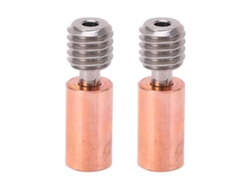 2 Tubos Disipadores De Calor De Aleación De Cobre Y Titanio Con Rosca M6 Para Impresora 3d Ender 3 S1