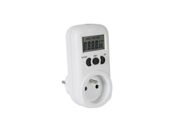 Medidor de Consumo de Energía PEREL Enchufe Shucko 230V 16A