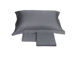 Complete Letto Matrimoniale Fazzini Raso 300 Tc Grigio Londra