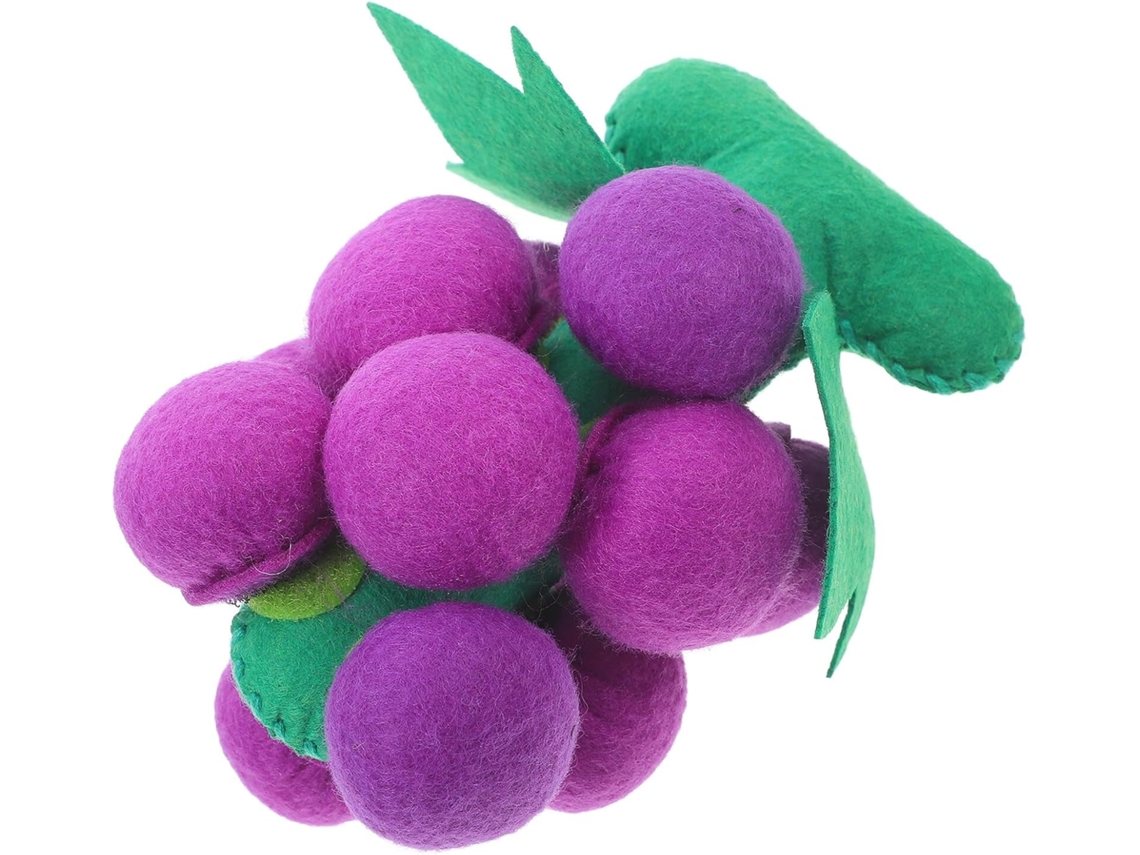 Juguete sensorial con forma de uva para niños, fabricado en tela no tejida, ligero. CHABERLU