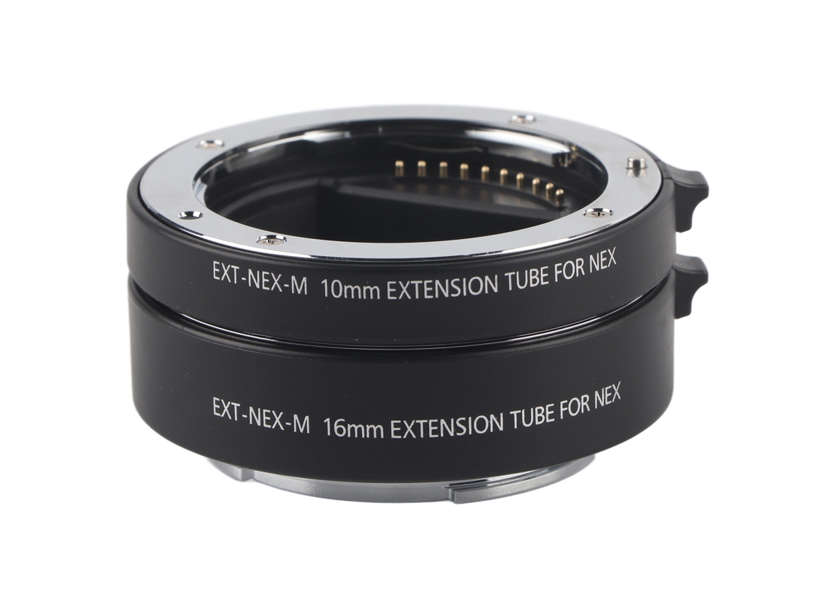 Anillo Adaptador Macro De Enfoque Automático 10mm 16mm Para Cámara Sony Fe/e Mount Negro Mcoplus