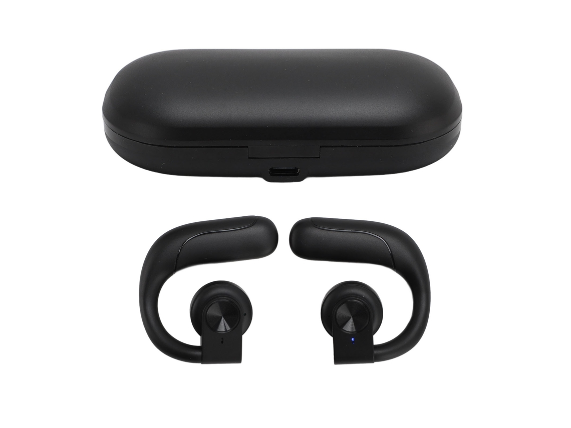 Auriculares Inalámbricos De Conducción Ósea Bluetooth 5.3, Resistentes Al Agua Ipx7, Con Clip, Color Negro.