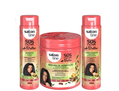 Salón Línea Sos Shampoo Mask Acondicionador Más Brillo